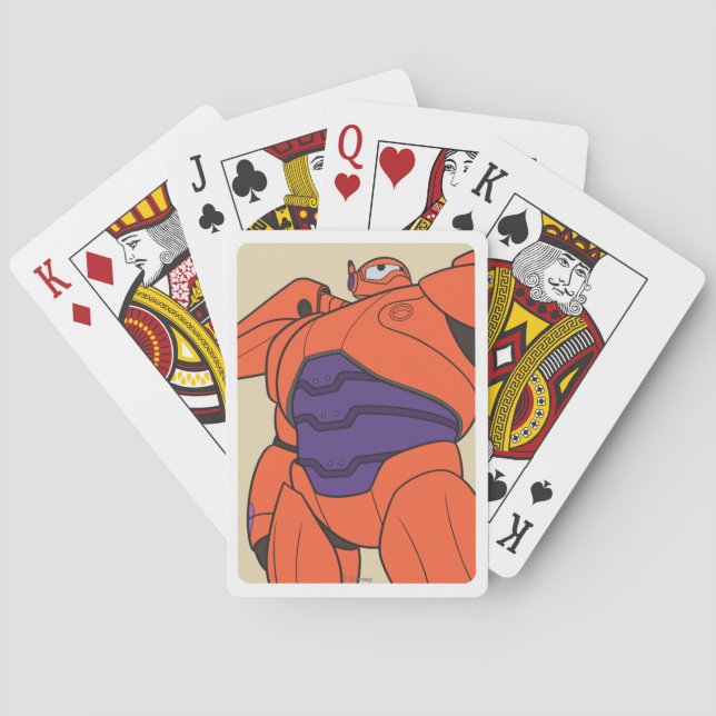 Jeu De Cartes Suit orange Baymax (dos)