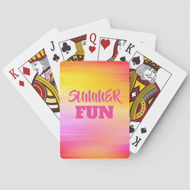 Jeu De Cartes Summer Fun Classic Players (dos)