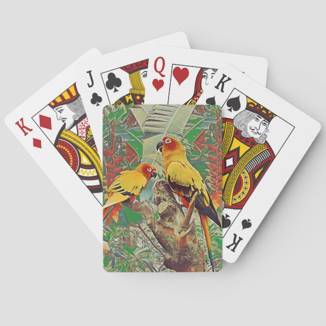Jeu De Cartes Sun Parakeles (dos)