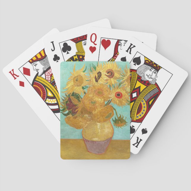 Jeu De Cartes Sunflowers Vincent van Gogh (dos)