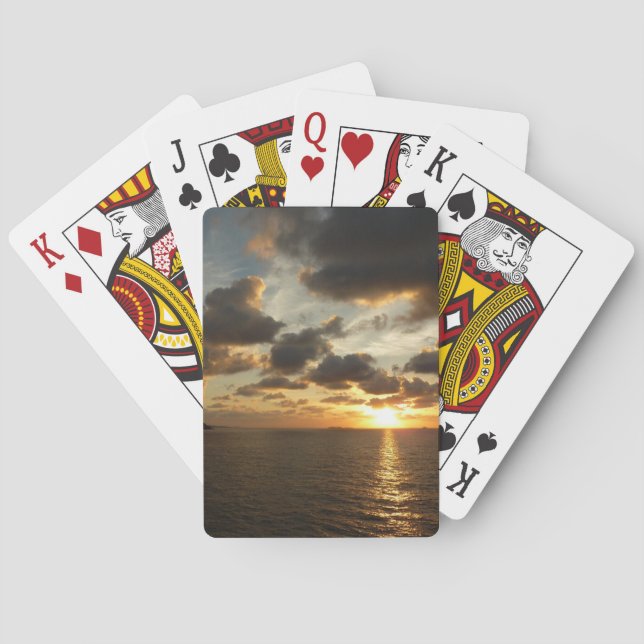 Jeu De Cartes Sunrise aux îles Virgin (dos)