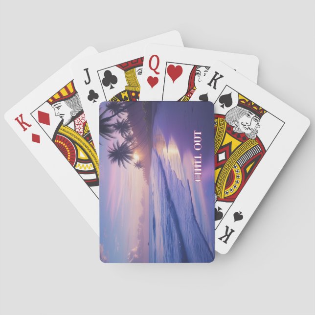 Jeu De Cartes Sunrise Shuffle - Soins au sujet des côtes (dos)
