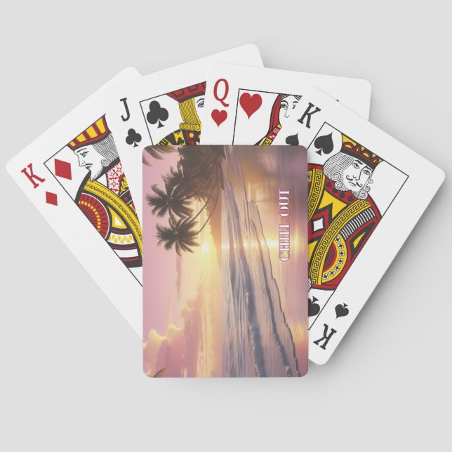 Jeu De Cartes Sunrise Shuffle - Soins au sujet du littoral (dos)