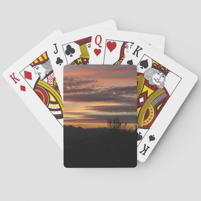 Jeu De Cartes Sunset Photo Bicycle® Poker Jouer aux cartes (dos)