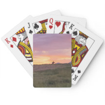 Sunset Ride Playing Cards