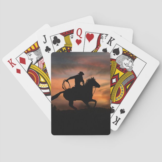 Jeu De Cartes Super Cool Cowboy Jouer aux cartes (dos)