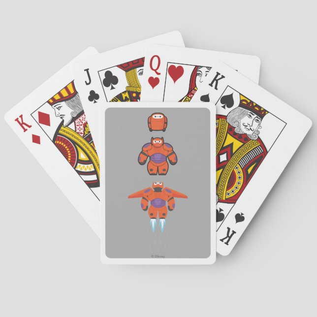 Jeu De Cartes Super costume Baymax Orange (dos)