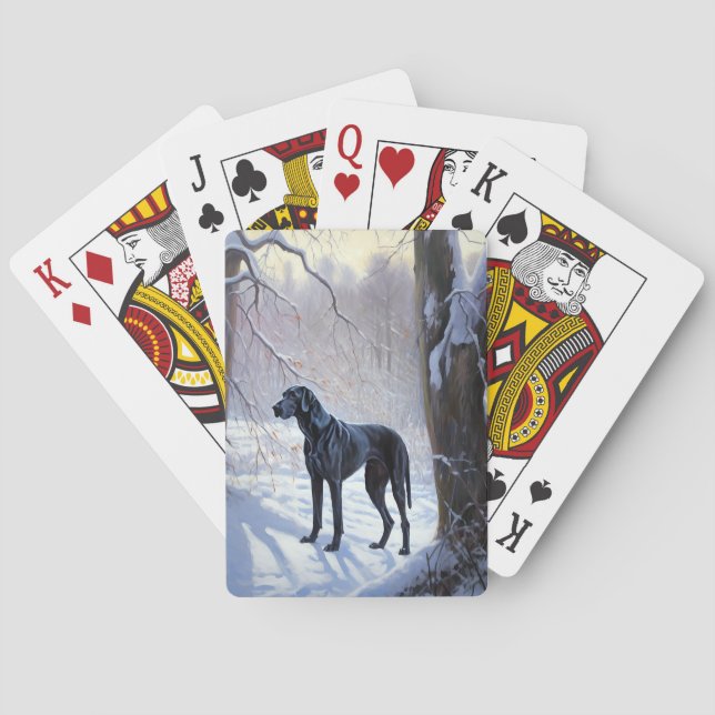 Jeu De Cartes Super Danse Laisser Neige Noël (dos)