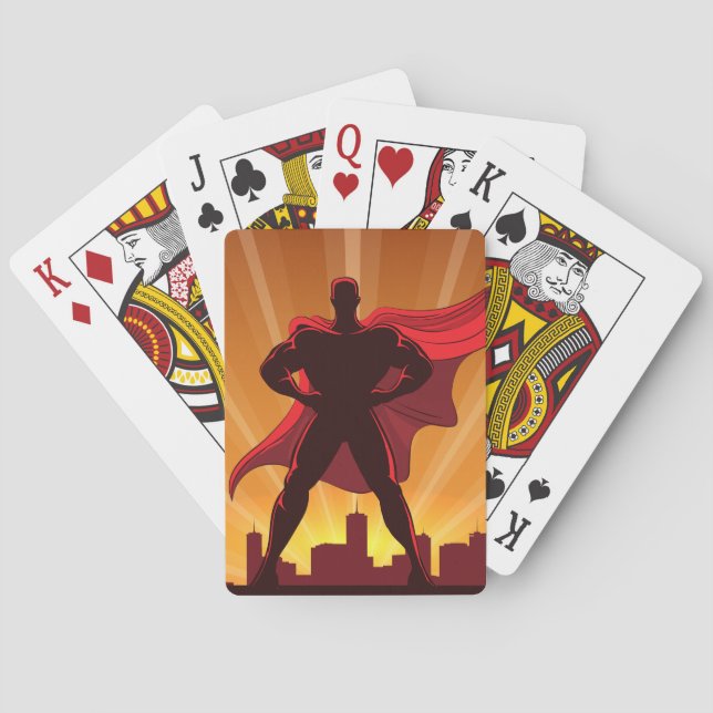 Jeu De Cartes Super héros (dos)