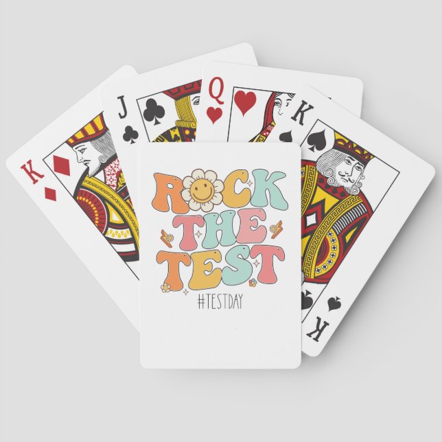 Jeu De Cartes Super Rock Le Test Motivation Test Day (dos)