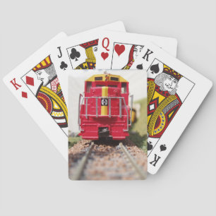 Jeu De Cartes Superbe pont moteur de train de jouer des cartes