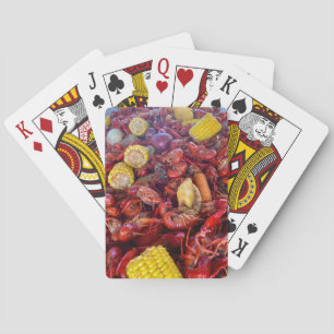 Jeu De Cartes Sur le Bayou, en jouant aux cartes.