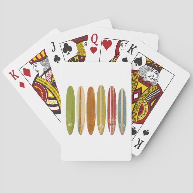Jeu De Cartes Surf de Longboard (dos)