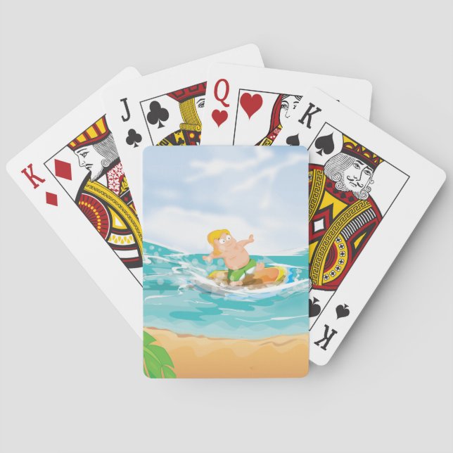 Jeu De Cartes Surfer (dos)