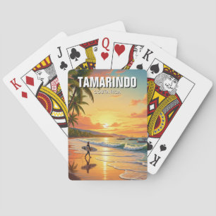 Jeu De Cartes Surfeur à Tamarindo Costa Rica