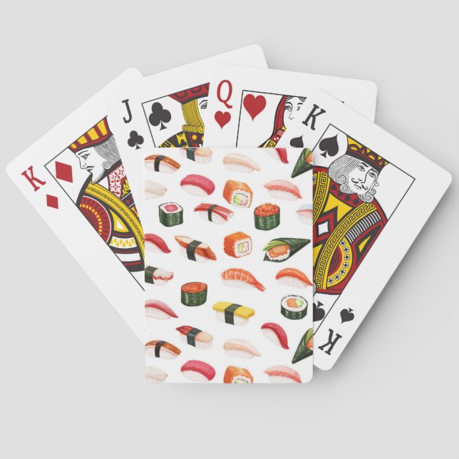 Jeu De Cartes sushi jouer aux cartes (dos)