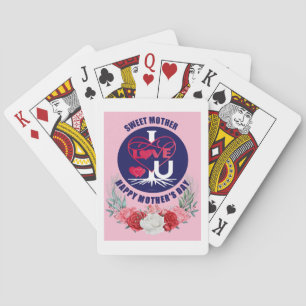Jeu De Cartes Sweet Mother I Love U Happy Mother's Day Classique