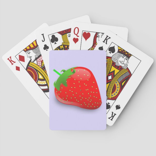 Jeu De Cartes Sweet Strawberry Playing Cards - Your Colors (dos)