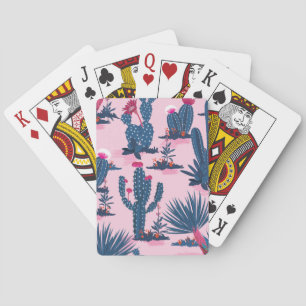 Jeu De Cartes Sweet Summer Cactus Motif florissant