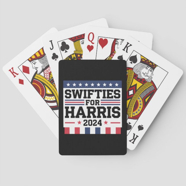 Jeu De Cartes Swifties for Kamala Harris 2024 Vote Support (dos)