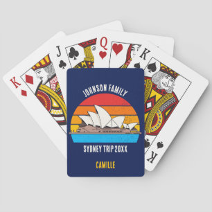 Jeu De Cartes Sydney Opera House Australie Vacances Blue