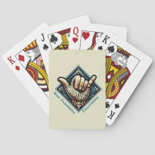 Jeu De Cartes Symbole de la main du surfeur