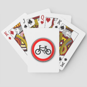 JEU DE CARTES SYMBOLE DE ROUTE CYCLISTE