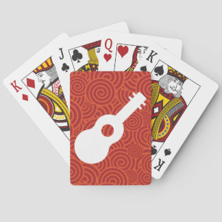 Jeu De Cartes Symbole en nylon de guitares