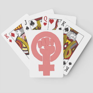 Jeu De Cartes Symbole féministe