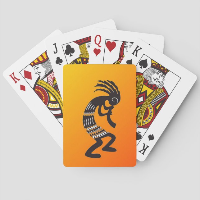 Jeu De Cartes Symbole Kokopelli Jouer des cartes (dos)