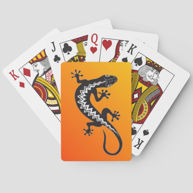 Jeu De Cartes Symbole Lizard Jouer aux cartes (dos)