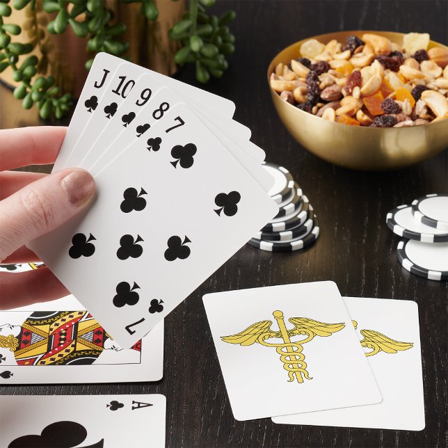 Jeu De Cartes Symbole Médicale de Caduceus (Créateur téléchargé)