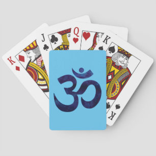 Jeu De Cartes Symbole Om Ohm Yoga Méditation Zen