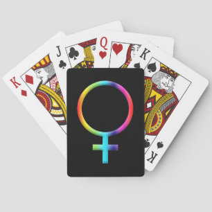 Jeu De Cartes Symbole Vénus Arc-en-ciel Astrologie Signe Zodiaqu