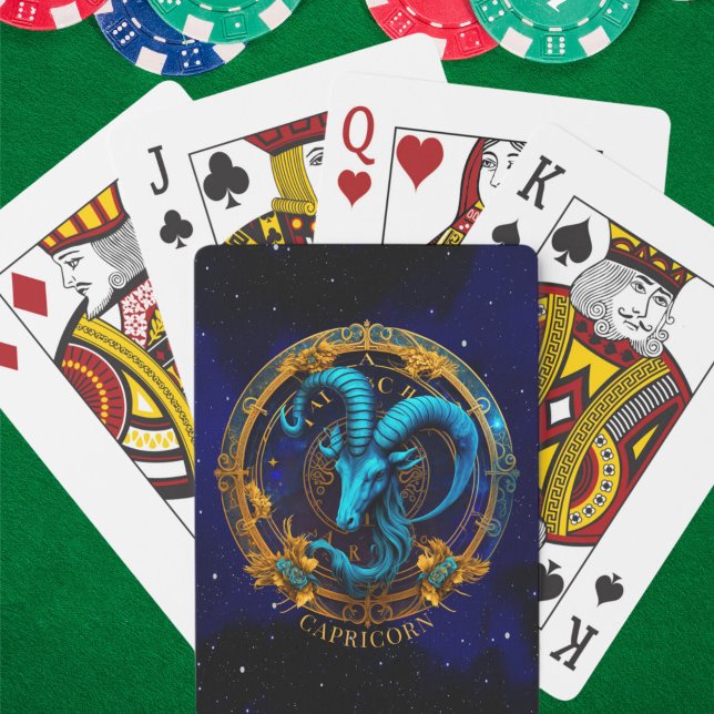Jeu De Cartes Symbole zodiaque céleste de la chèvre de mer Imagi (Créateur téléchargé)