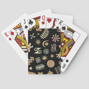 Jeu De Cartes Symboles africains Adinkra