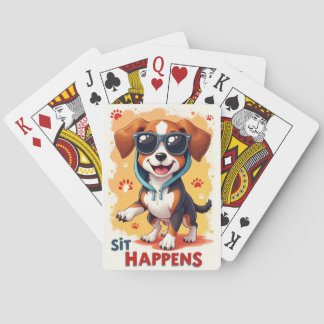 Jeu De Cartes T-shirt à capuche lunettes de soleil Funny America