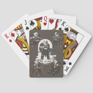 Jeu De Cartes T-shirt de chien gladiateur Bouledogue Américain d