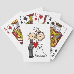 Jeu De Cartes T-shirts et cadeaux de mariage Couple I Do