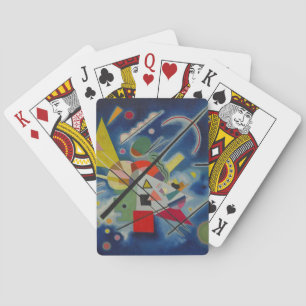 Jeu De Cartes Tableau bleu de Kandinsky