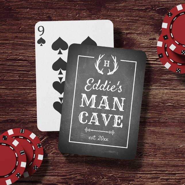 Jeu De Cartes Tableau de bord rustique | Caverne de l'homme pers (Créateur téléchargé)