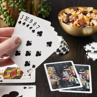 Jeu De Cartes Tableau de la pluie de Tokyo par Alfred Fox