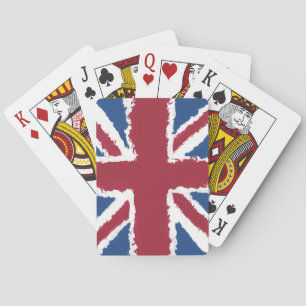 Jeu De Cartes Tableau Union Jack par Heva Weva