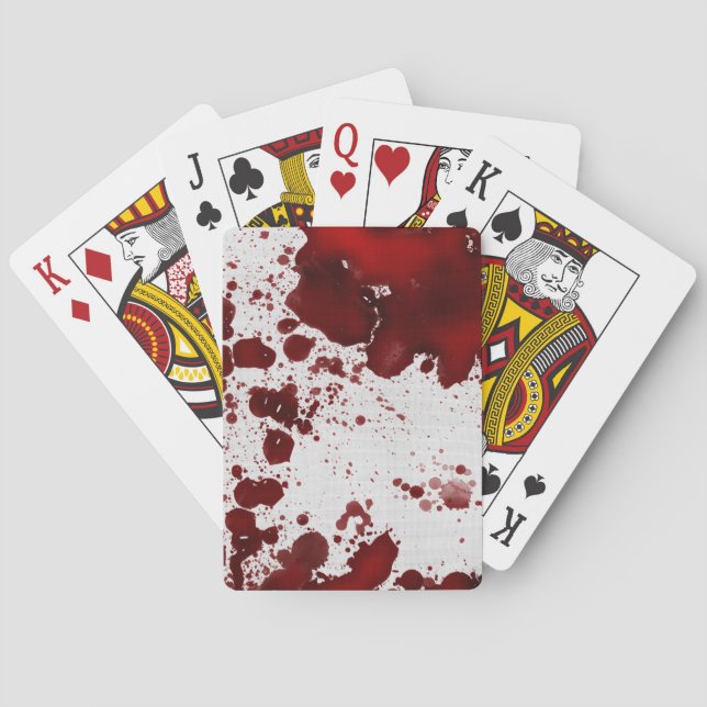 Jeu De Cartes Taches de sang de Falln (dos)