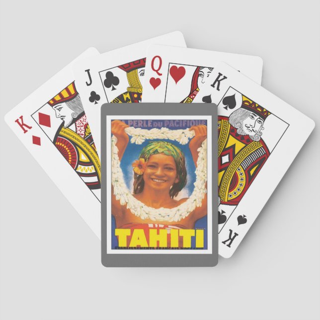 Jeu De Cartes Tahiti vintage (dos)