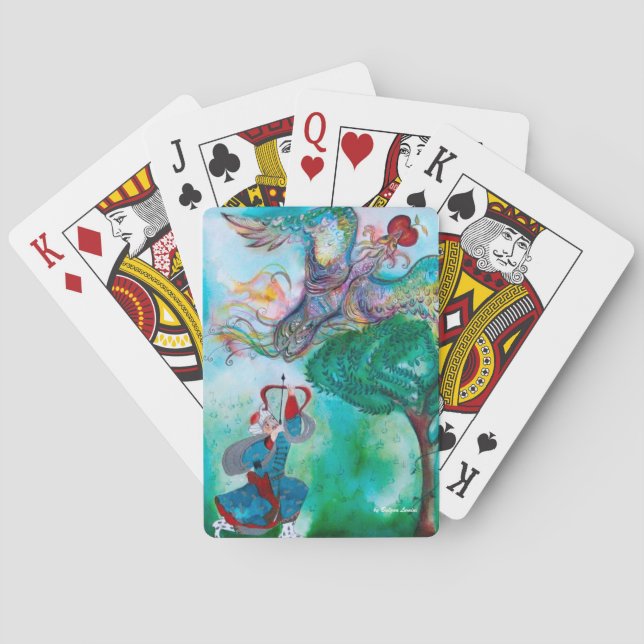 JEU DE CARTES TALE DE FOYER TURQUE, PHOENIX, ARCHER ET ARBRE DES (dos)