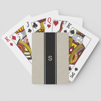 Jeu De Cartes Tan Monogrammed Jouer des cartes pour hommes