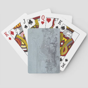 Jeu De Cartes Taormina, de 'Vues sur la Sicile' (craie & gouache