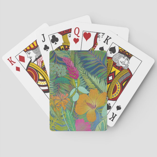 Jeu De Cartes Tapisserie tropicale II (dos)