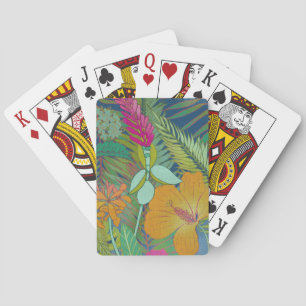 Jeu De Cartes Tapisserie tropicale II